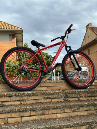 Bicicleta Racer 29 pulgadas color Roja