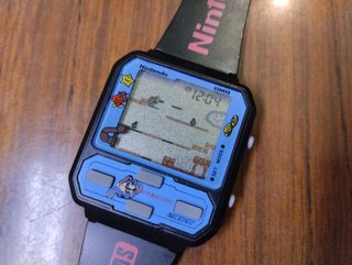 Reloj Nintendo SUPER MARIO BROS tipo game & watch