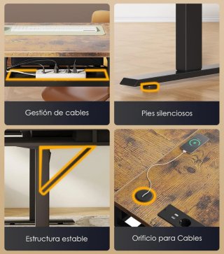 Escritorio elevable esquinero OffiGo 160x80