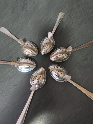 Cuchara infusora de té de metal