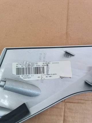 BMW R1200RT Carenado panel lateral plata cubierta