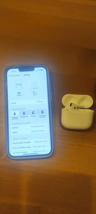 Airpods 4 con cancellazione rumore
