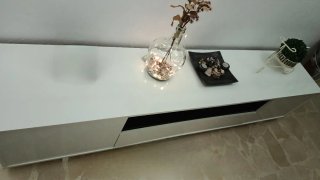 Mueble TV blanco moderno
