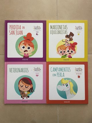 Lote 4 libros colección Un Mundo de Emociones