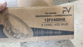 Altavoz FV Negro