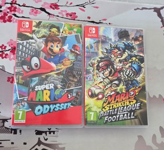 Super Mario Odyssey e Mario Strikers per Switch