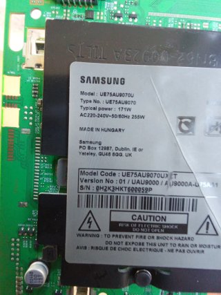 Cavo HANSUNG AWM 20941 90V 105C VW-1 BN96-52796A