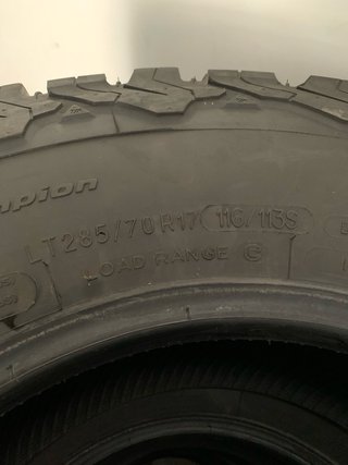 Neumáticos 285/70-R17 All Terrain