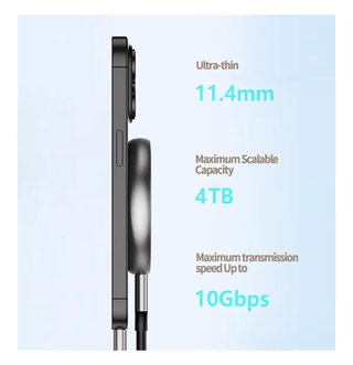 YMY SSD Esterna Magnetica 256GB