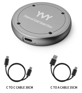 YMY SSD Esterna Magnetica 256GB
