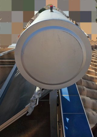 Panel solar térmico