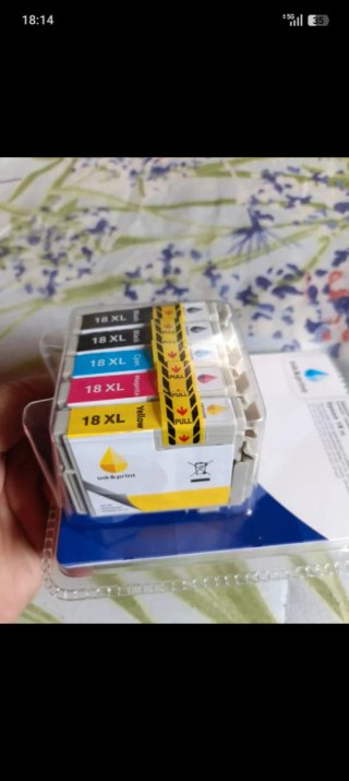 Cartuchos Tinta Epson 18 XL Negro, Cyan, Magenta,