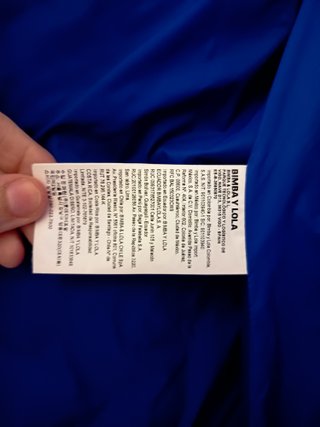 Plumífero Bimba y Lola Azul Talla S