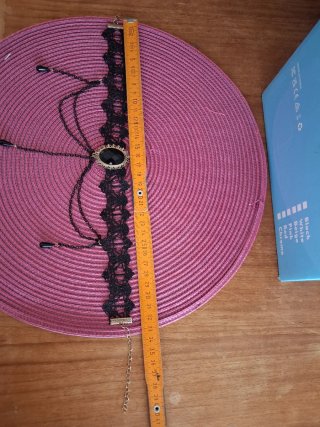 Collana gotica nera con pendenti
