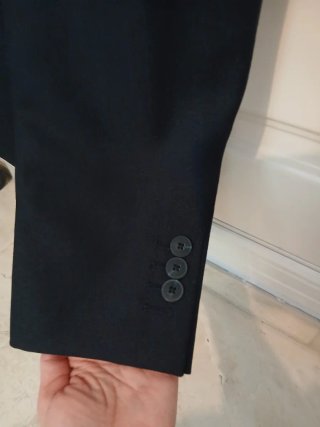 Traje de Chaqueta azul con Corbata