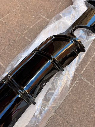 Difusor trasero BMW Serie 4 Negro Brillante