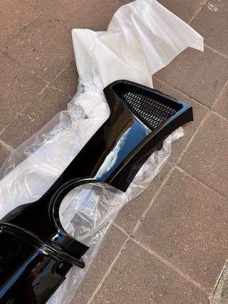 Difusor trasero BMW Serie 4 Negro Brillante