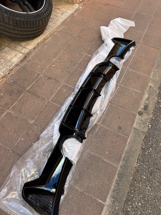 Difusor trasero BMW Serie 4 Negro Brillante