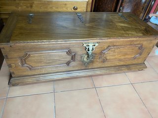2 baúles de madera antiguos