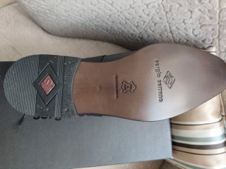 Zapatos de vestir negros talla 44. Piel.