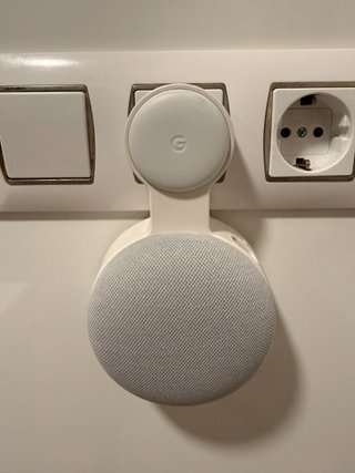 Soporte pared Google Home Mini + google home