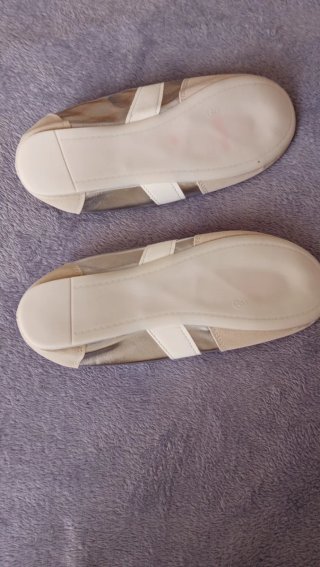 Scarpe da donna beige/argento