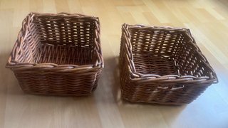 Cestas Mimbre Ikea Marrones