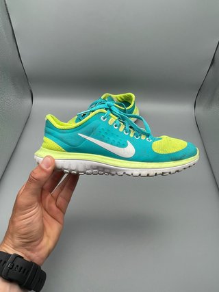 Nike Zapatillas Fitsole Turquesa y Verde Mujer