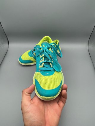 Nike Zapatillas Fitsole Turquesa y Verde Mujer