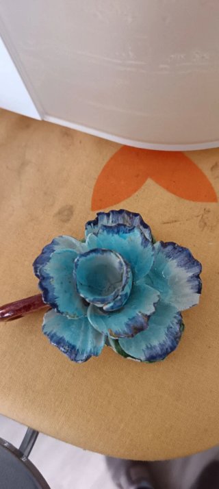 Porta candele in ceramica