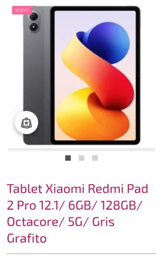 Tablet Xiaomi Redmi Pad 2 Pro 12.1 6GB/128GB Gris