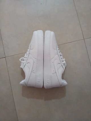 Nike Air Force 1 Blancas Costuras Verdes Talla 41