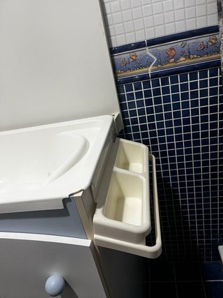 Mueble cambiador bañera bebé