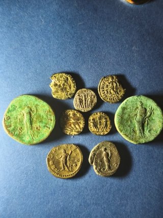 Lote 9 Monedas Romanas Antiguas