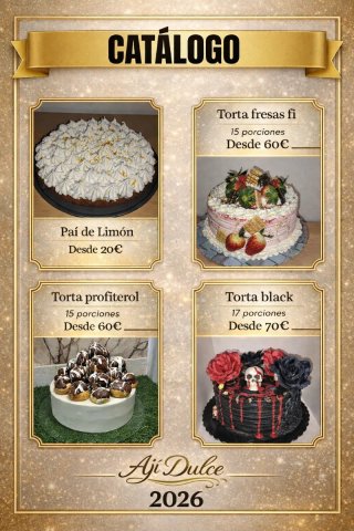 Tartas o pasteles personalizables eventos