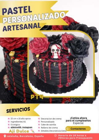 Tartas o pasteles personalizables eventos