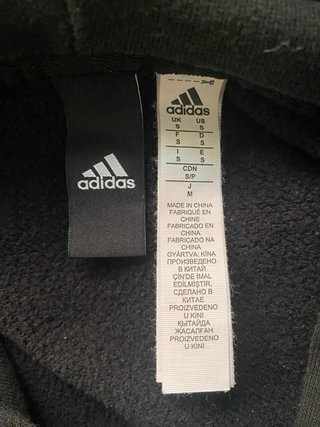 Chaquetilla Adidas Negra con Logo