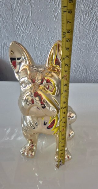 Statuetta Bulldog Francese Dorato