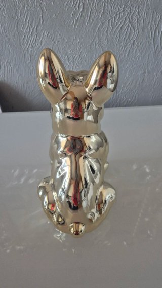 Statuetta Bulldog Francese Dorato