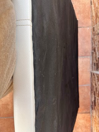 Cabecero polipiel beige cama individual 90 cm