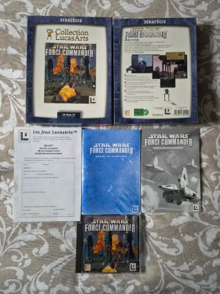 Star Wars Force Commander Big Box PC Completo CIB