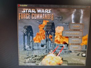 Star Wars Force Commander Big Box PC Completo CIB