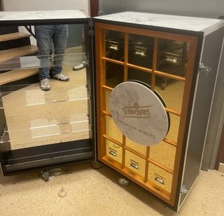 Hosteleria cajon de trabajo schweppes, hosteleria