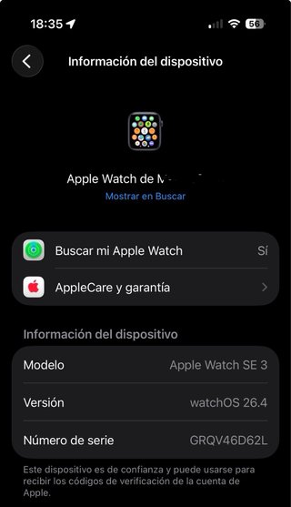 Apple Watch SE 3 44mm Midnight