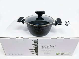NUOVA BATTERIA PENTOLE E PADELLE 14 PEZZI