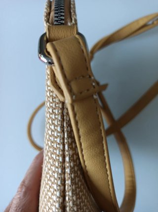 Bolso Lois Jeans bandolera beige