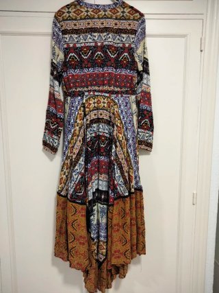 Vestido estampado mujer