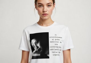Camiseta Blanca Poética Si entendiésemos