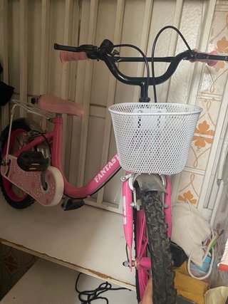 Bicicleta Infantil Rosa Fantasy