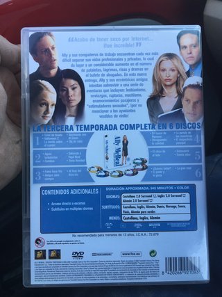 Ally McBeal DVD - Temporadas 1-5